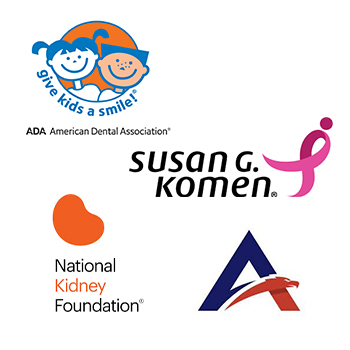 Community service organization logos