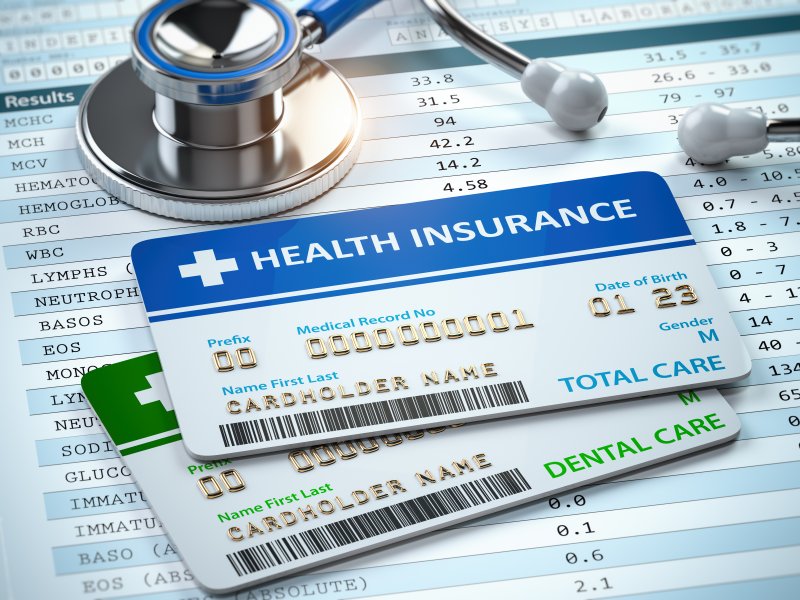 Dental and medical insurance cards